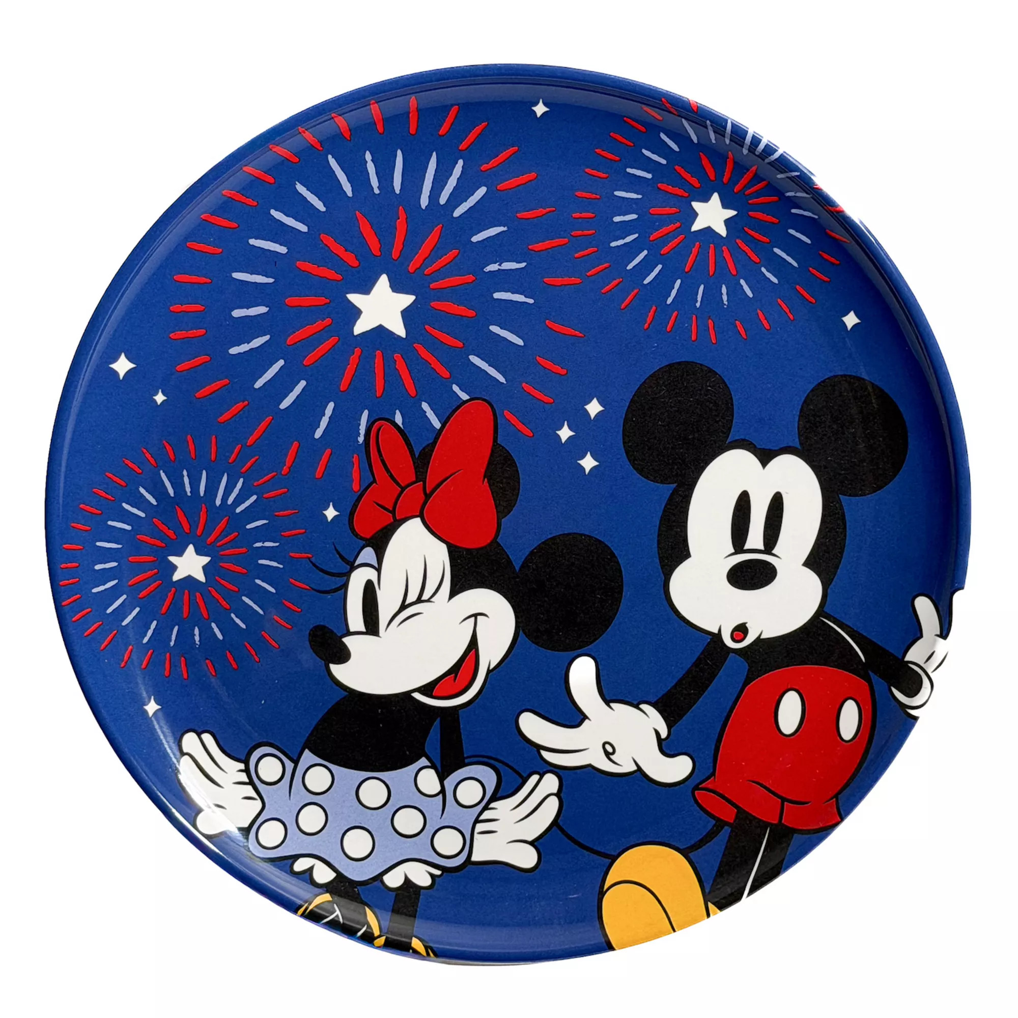 Americana Disney's Mickey & Minnie Fireworks Salad Plate | Kohl's