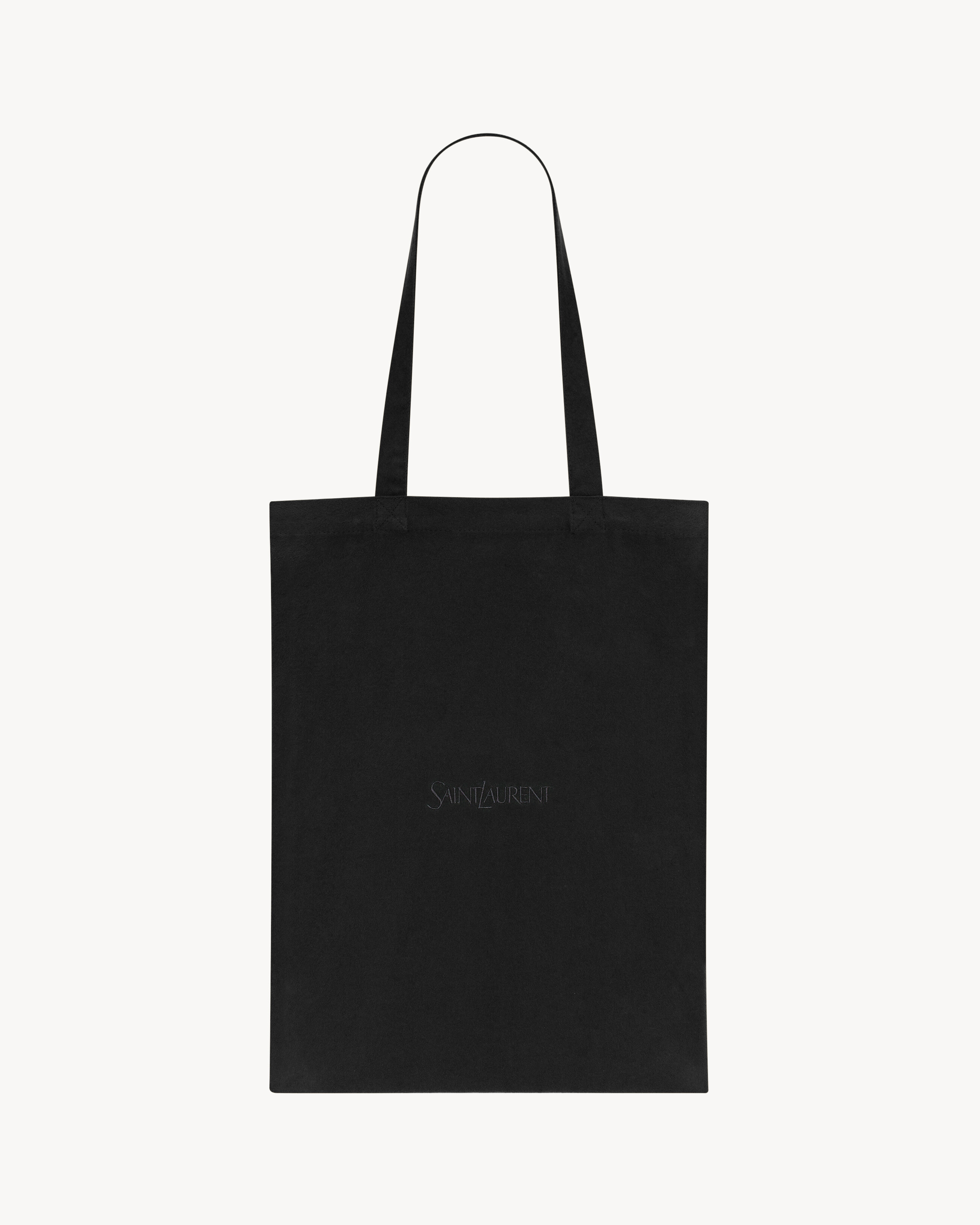 SMALL SAINT LAURENT TOTEBAG IN BRUSHED COTTON | Saint Laurent Inc. (Global)