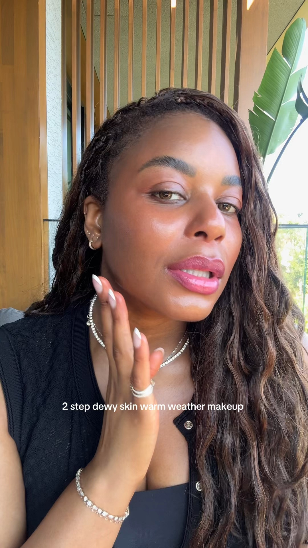 My 2-step dewy skin warm weather makeup! On vacation and this is my two step poolside makeup routine using Chanel beauty. Love the Les beiges water tint and blush for a lightweight, glowy complexion … 

For more links to wedding guest dress summer, summer outfits, summer dresses, country concert outfits, fathers day gift guide, 4th of july outfit women, date night outfits, work outfits, travel outfits, follow me on LTK! ✨

#LTKsummer #LTKbeauty #LTKtravel