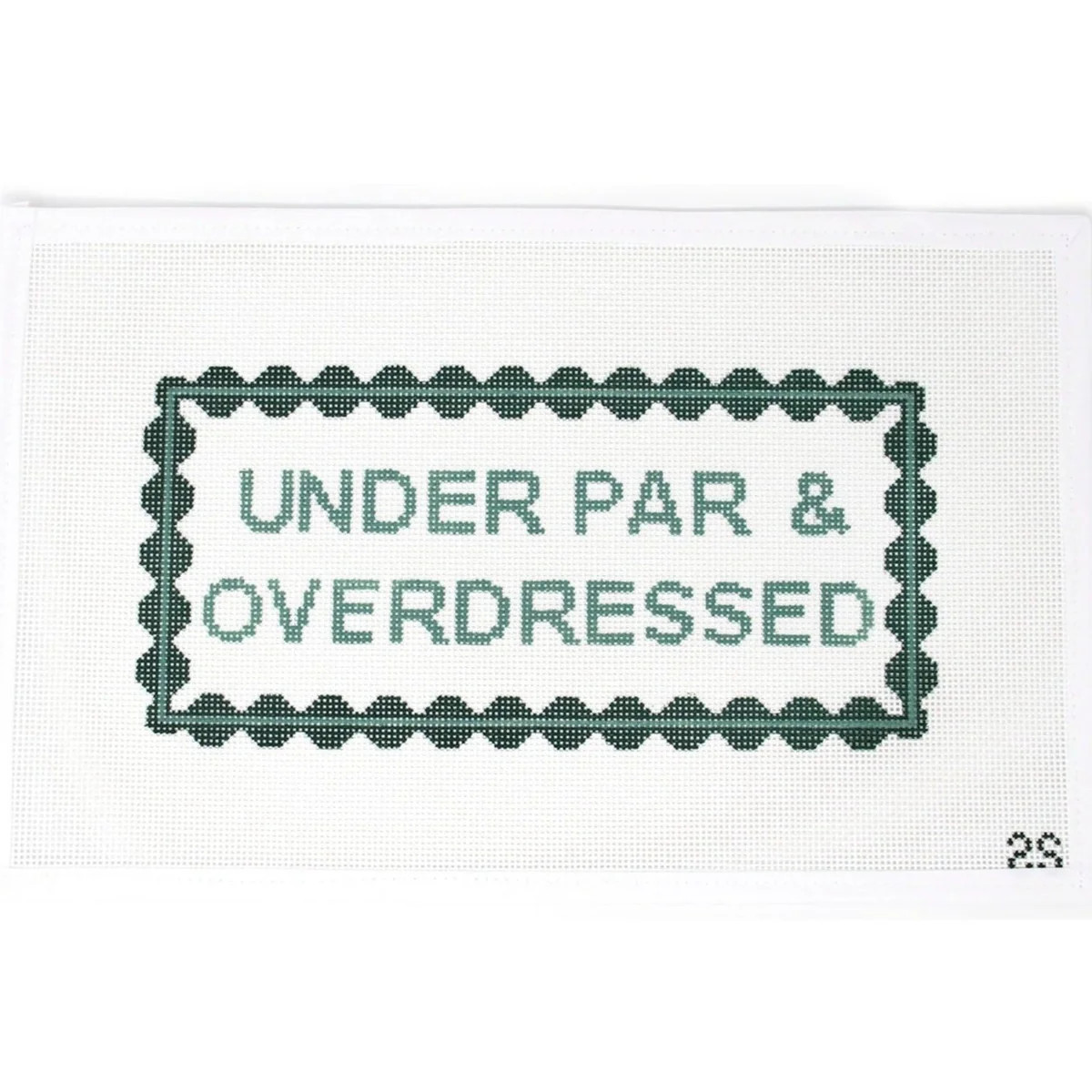 Under Par & Overdressed | Greystone Needlepoint