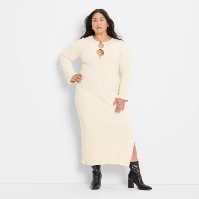 Women's Ribbed Maxi Dress - Future Collective | Target