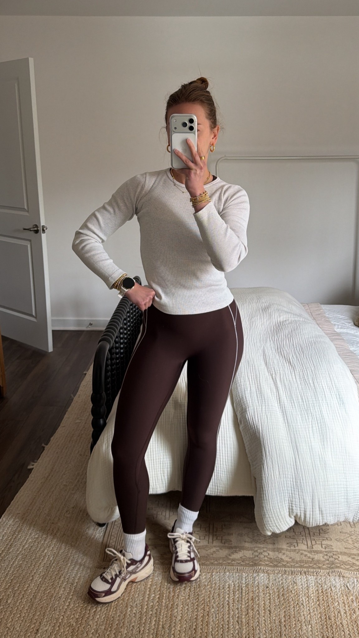 3/25/26 Morning Walk Workout Outfit

My go-to outfit for morning walks lately 🤎 simple, comfortable, and easy to throw on.

Wearing my Abercrombie YPB brown workout set (size XS in top + bottom), paired with my favorite Aritzia crew socks and ASICS Gel 1130 sneakers. Perfect for getting steps in and starting the day feeling good. Everything is linked here ✨

#LTKfitnessgoals #LTKActive #LTKmorningroutine