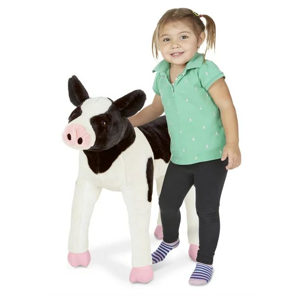 Melissa & Doug Giant Calf - Lifelike  Stuffed Animal Baby Cow (2 feet tall) | Walmart (US)