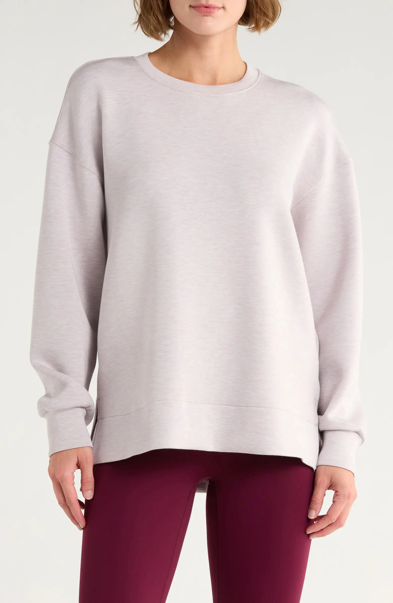 Air Essentials Brushed Crewneck Top | Nordstrom