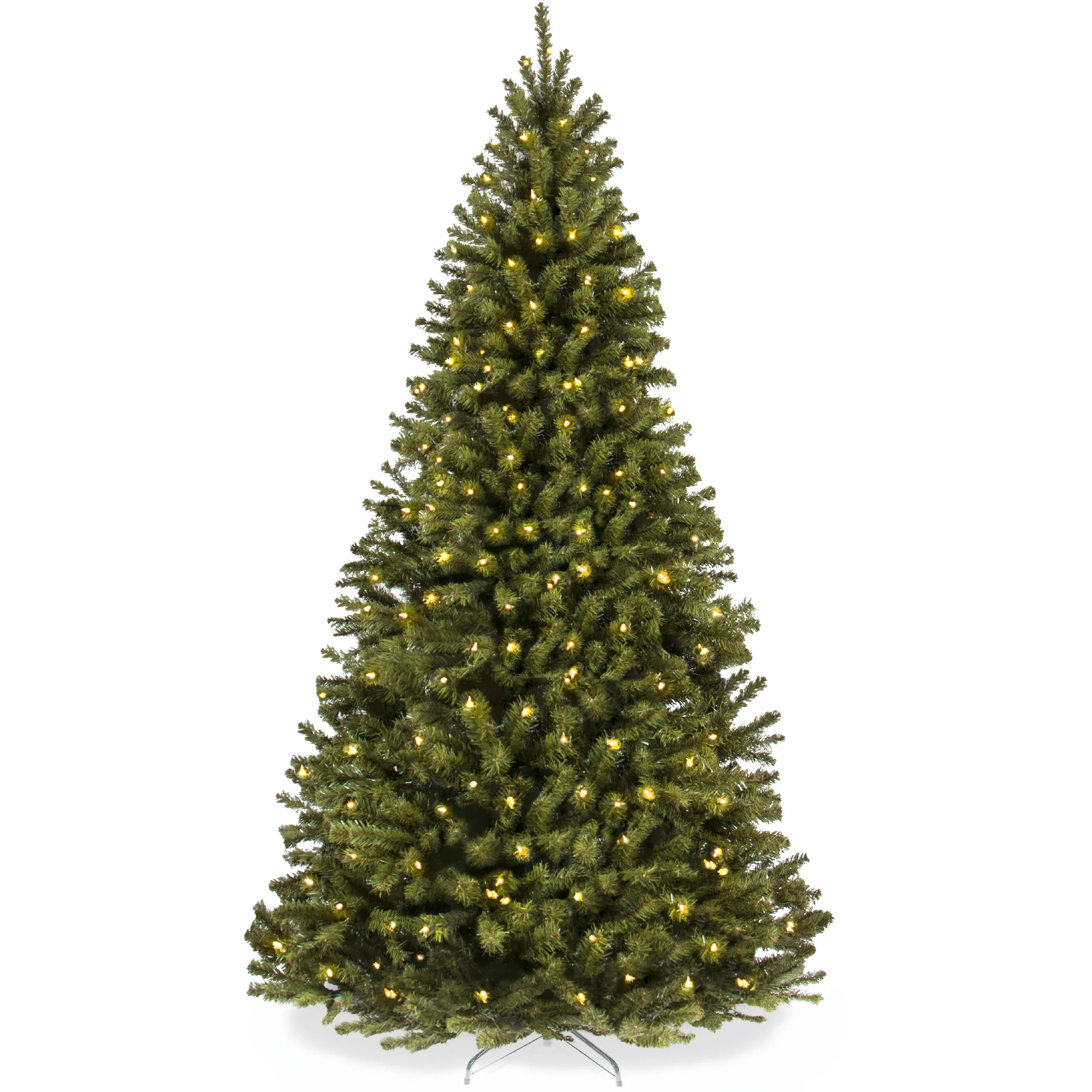 Best Choice Products Pre-Lit Spruce Artificial Christmas Tree w/ Easy Assembly, Metal Hinges & Foldable Base | Shop Simon