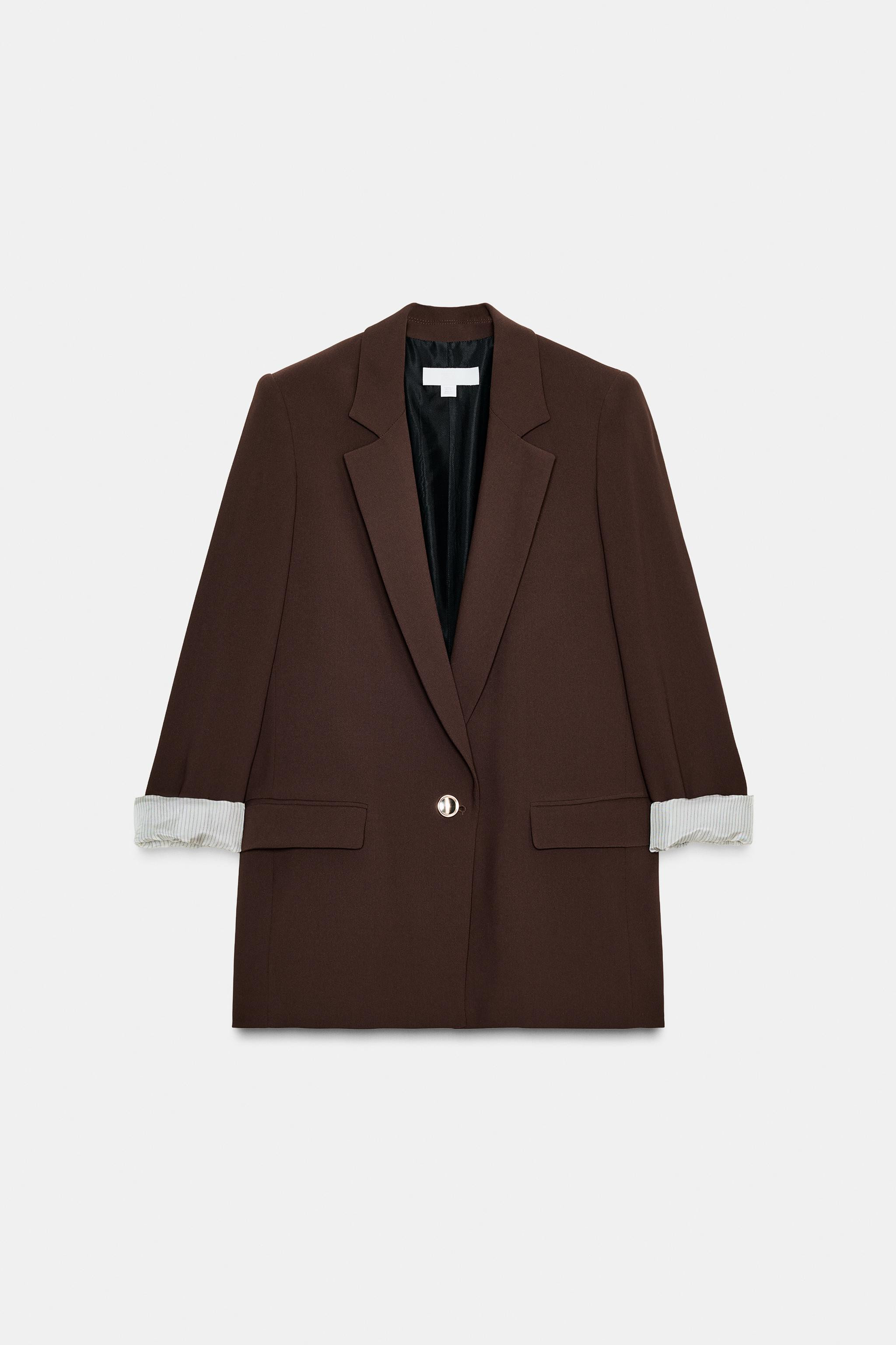 PRINTED CUFF BLAZER | Zara US