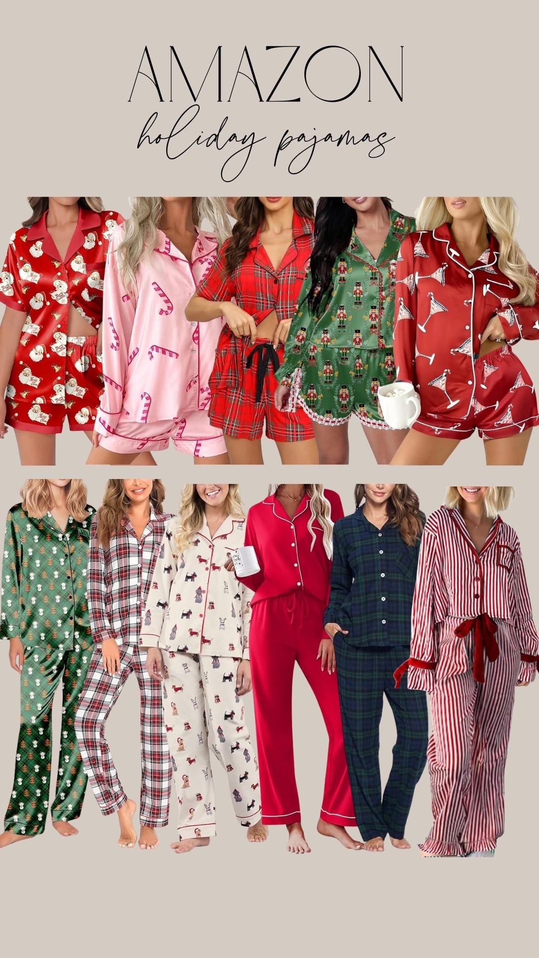 Amazon holiday pajamas that arrive before Christmas!! 



#LTKHoliday #LTKGiftGuide