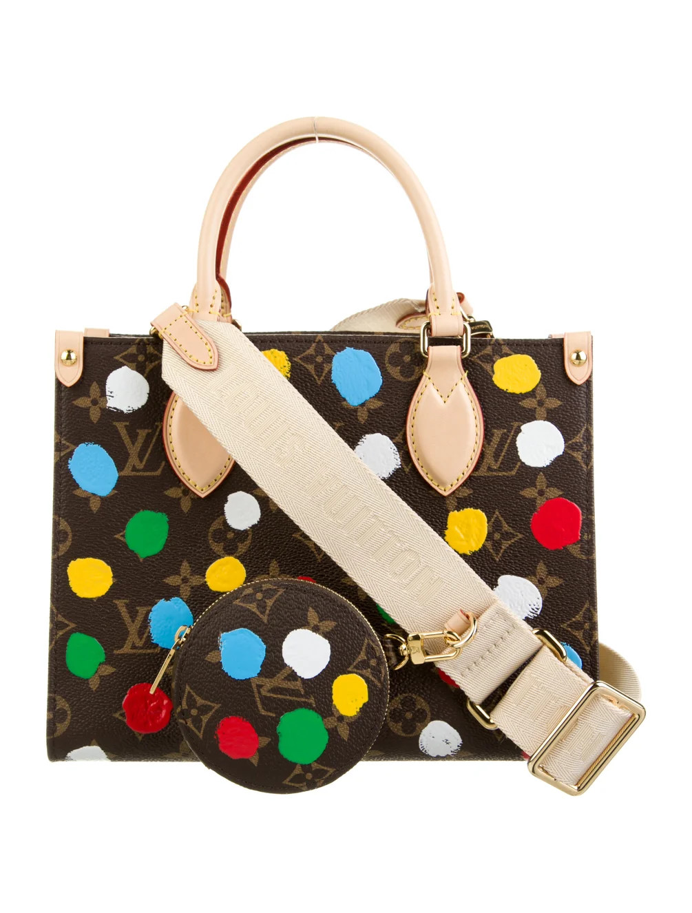 x Yayoi Kusama Monogram OnTheGo PM | The RealReal