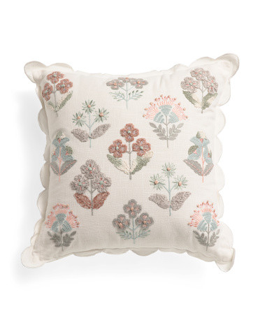 20x20 Sophie Embroidered Pillow | TJ Maxx