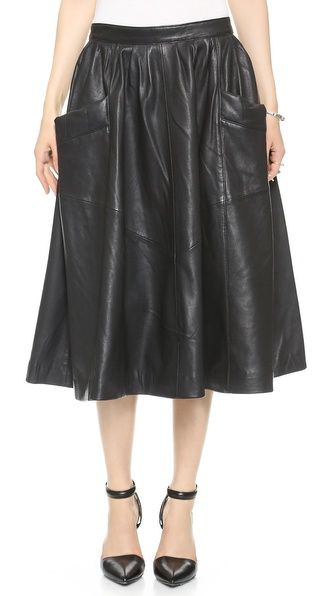 Harper Leather Skirt | Shopbop