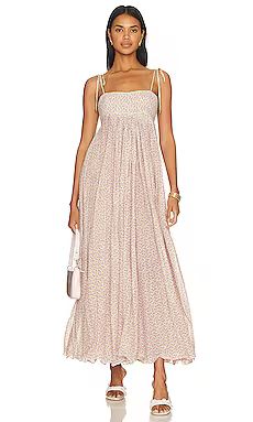 Free People x REVOLVE Emmaline Dress in Ivory Combo from Revolve.com | Revolve Clothing (Global)