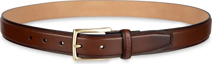 Burnished Edge Leather Belt | Nordstrom