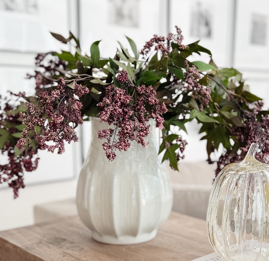 Grab this vase at 20% off! It’s the perfect size for displaying your fall stems! Gorgeous detail and texture - you will use it year round! 
Fall decor/ stems and vase 
Berry stems 


#LTKSeasonal #LTKFallSale