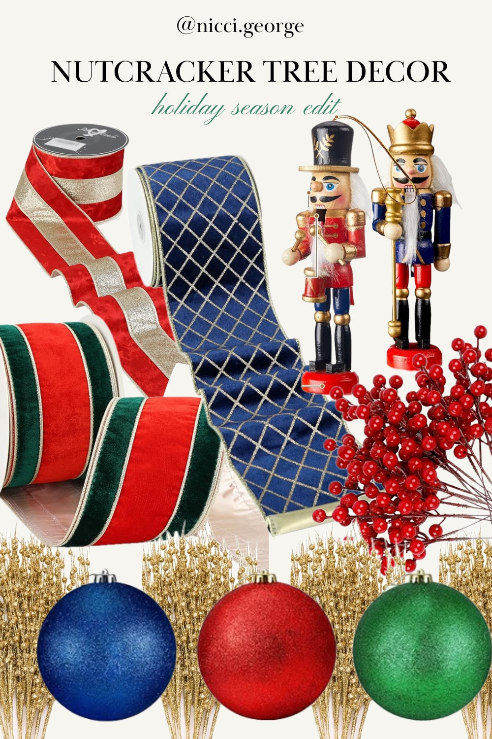 Nutcracker Tree Decor 

#LTKHoliday #LTKSeasonal #LTKHome