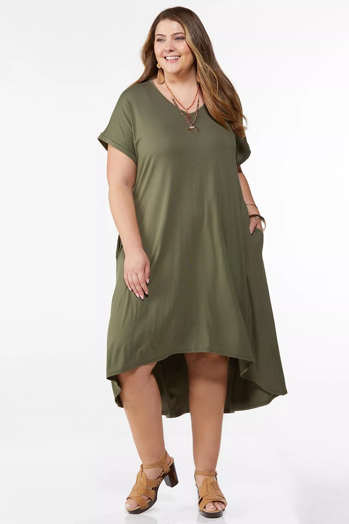 High low shirt clearance dress plus size