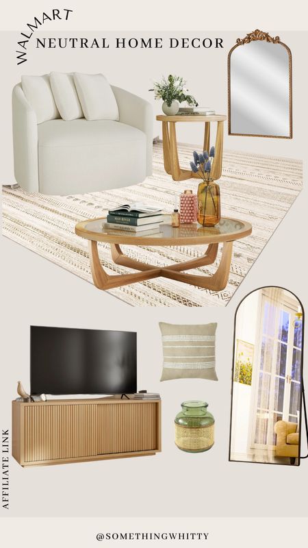 Walmart home decor / neutral decor / living room / coffee table
 

#LTKStyleTip #LTKHome #LTKFindsUnder100