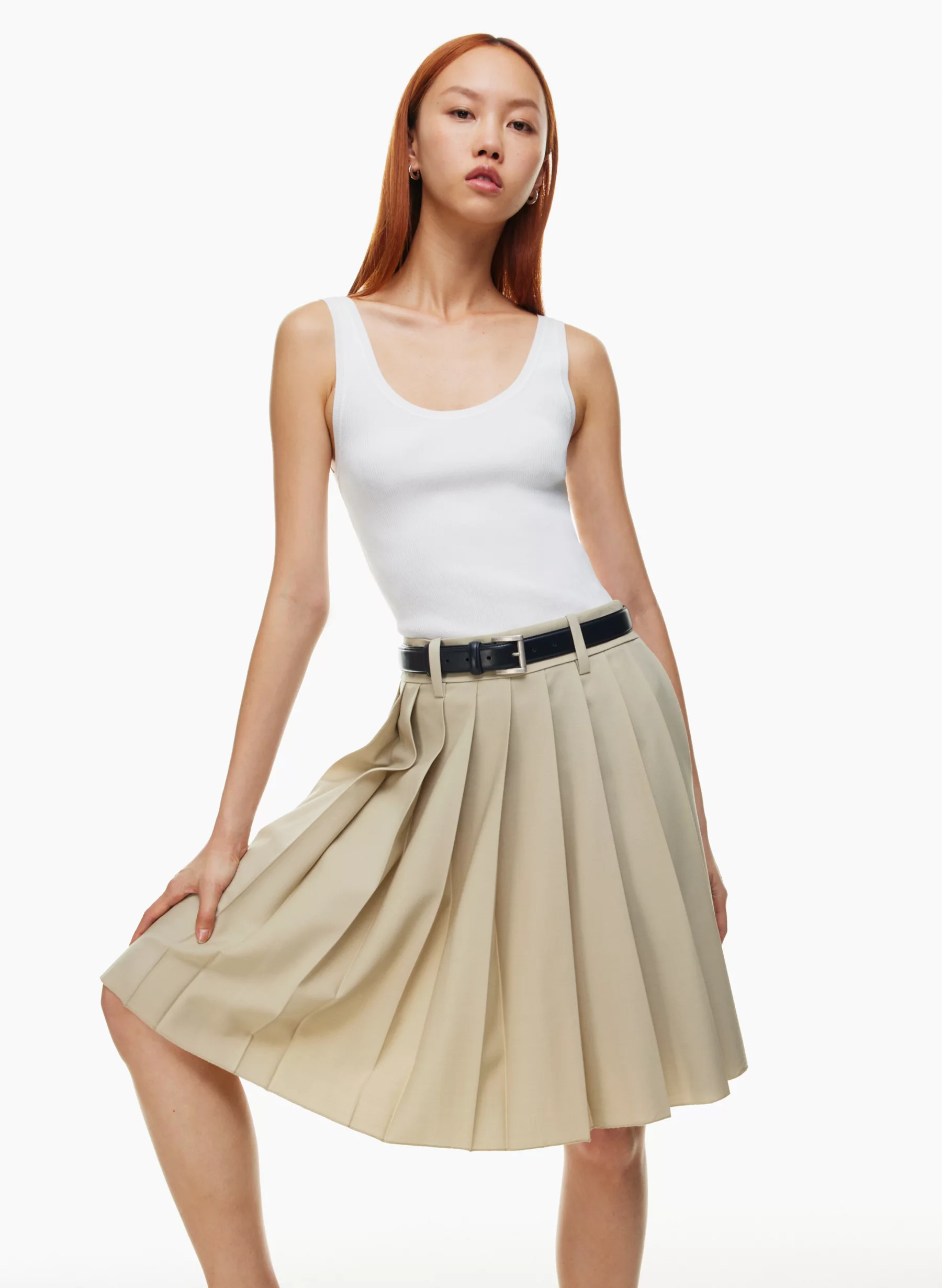 HACKNEY LEATHER BELT | Aritzia
