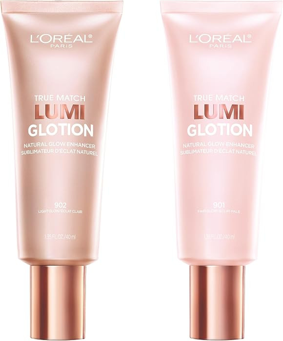 L\u2019Or\u00e9al Paris True Match Lumi Glotion Light and Fair Bundle, Highlighter and Bronzer Fo... | Amazon (US)