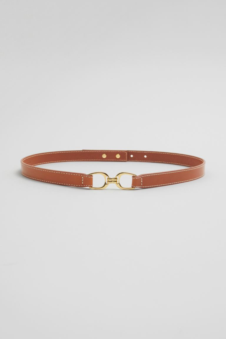 Mid-Waist Leather Belt | H&M (UK, MY, IN, SG, PH, TW, HK)