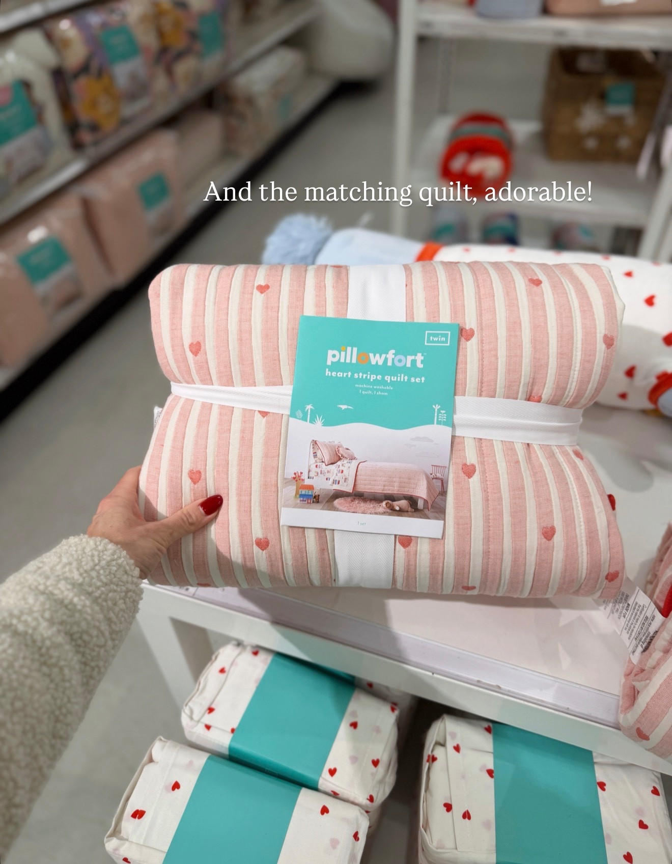 The sweetest stripe quilt for Valentine’s Day!

#LTKHome #LTKKids #LTKFindsUnder50