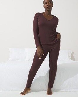 Soma Cool Nights Rib Knit Pajama Set | Soma Intimates