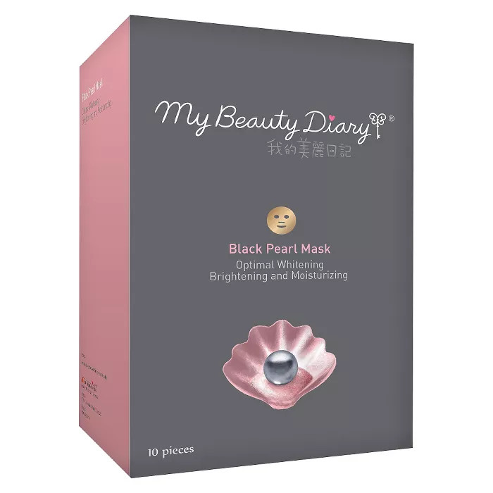 My Beauty Diary Black Pearl Mask - 10ct | Target