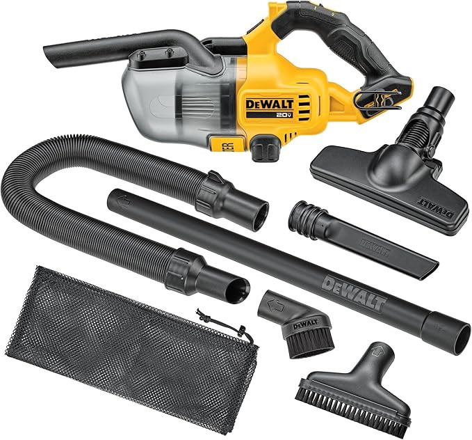 DEWALT 20V Vacuum, Cordless Handheld Vacuum, HEPA, Battery Not Included (DCV501HB) | Amazon (US)