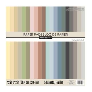 Neutral Paper Pad, 12" x 12" by Recollections™ | Michaels Stores
