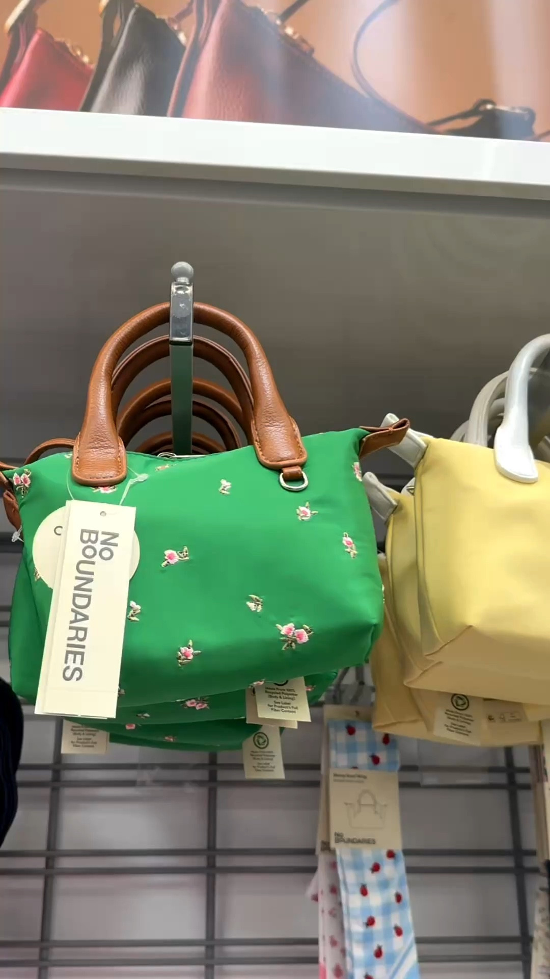 These adorable little mini bags look like they should be from
longchamp or J.Crew, but they’re actually Walmart and under $15! 

They also come with a strap so it can be worn as a cross body! 