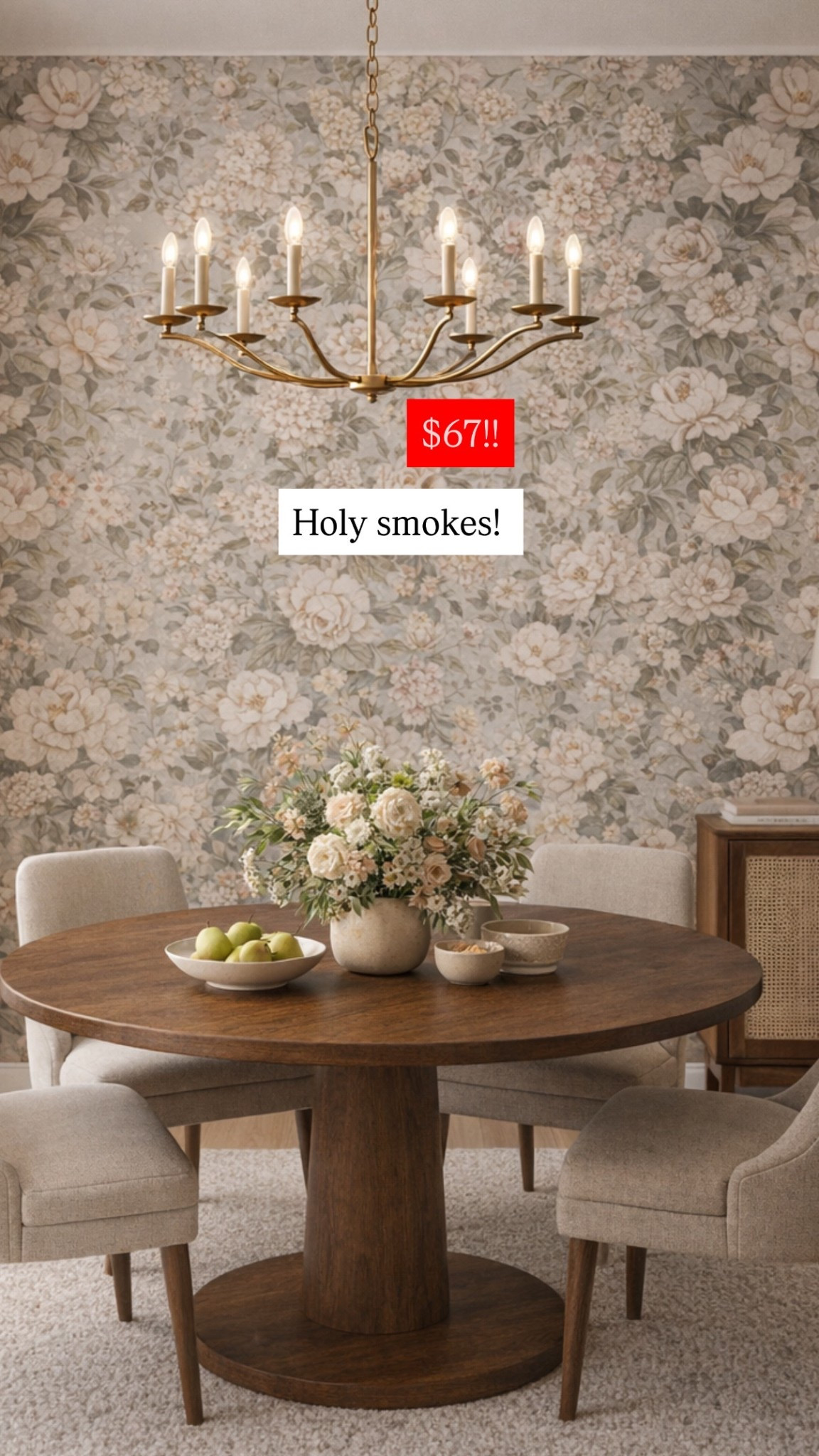 Such a stunning chandelier for under $70!!!

#LTKHome #LTKSaleAlert