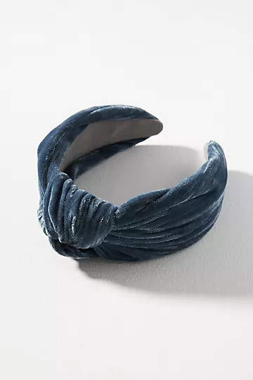 Velvet Top-Knot Headband | Anthropologie (US)