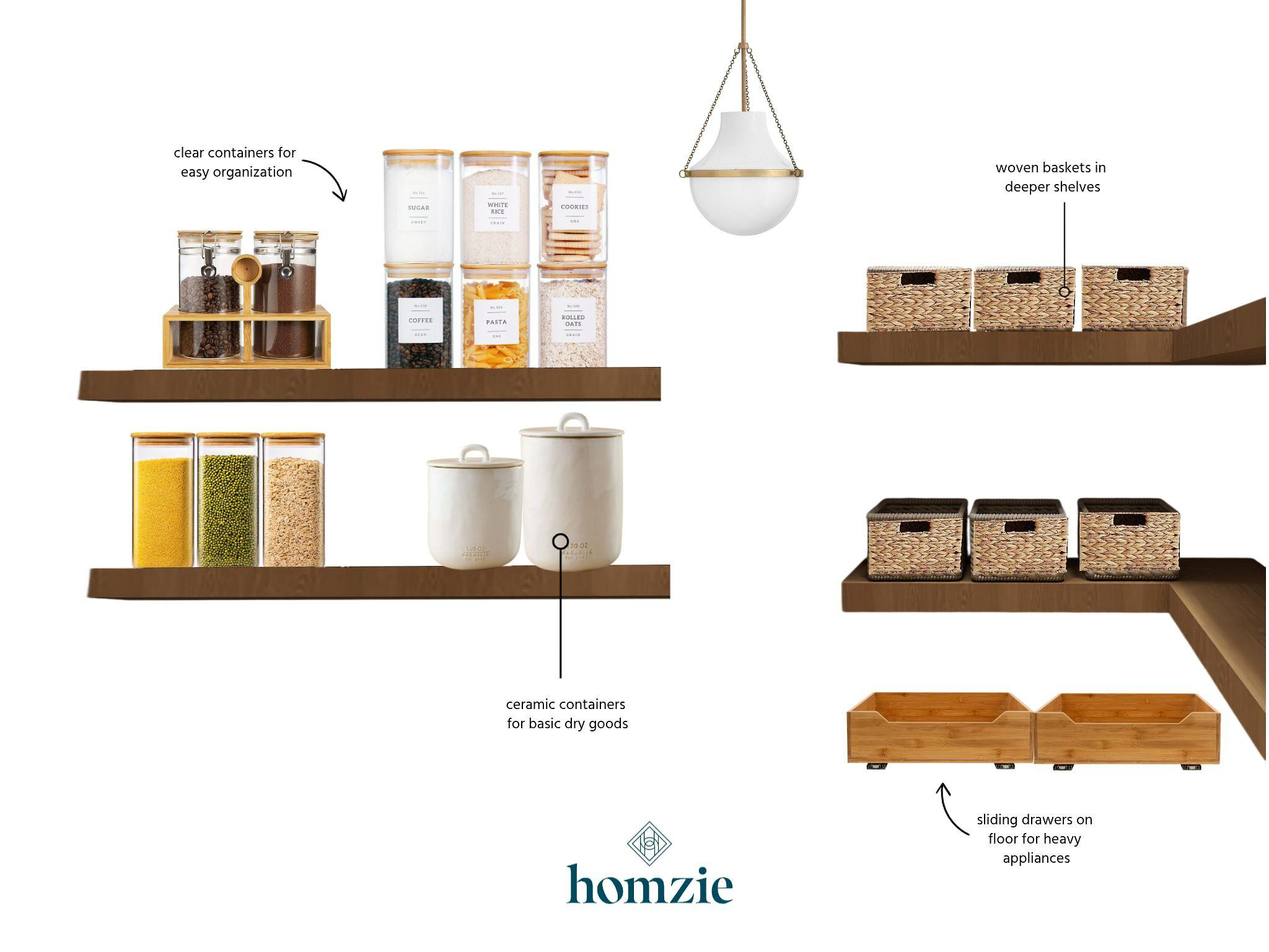An organized pantry makes everyday life feel just a little easier. 🤍✨

Elevate your pantry with simple storage solutions that are as beautiful as they are functional. Clear containers keep dry goods visible and organized, ceramic canisters add warmth to open shelving, and woven baskets neatly corral everyday essentials. Sliding drawers make heavy appliances easy to access, creating a pantry that's thoughtfully organized, clutter-free, and designed to work for your lifestyle.

These are the pantry finds that combine function with timeless style. 

 #LTKHome #PantryOrganization #PantryStyling #HomeOrganization #KitchenOrganization #OrganizedHome #HomeDecor #LTKCreator #StorageSolutions