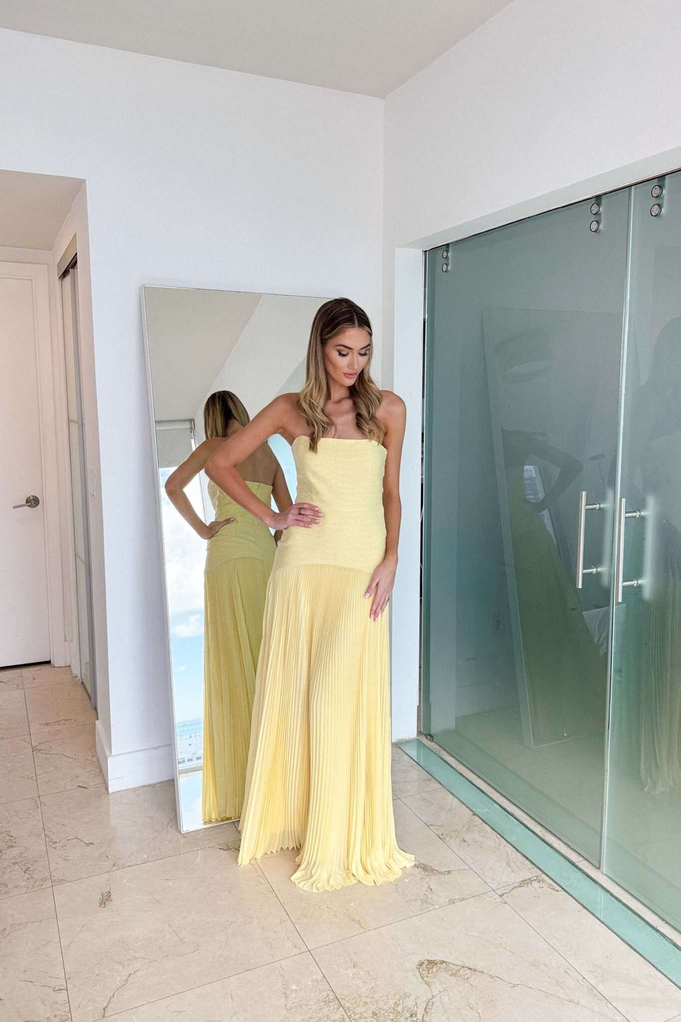 Alexis Sunniva Dress in Yellow - Full review available on my blog lanecreatore.com with sizing/fit details/more! 🩷 tags: Tags: yellow bridesmaid dress, yellow formal dress, yellow lace midi dress, spring wedding guest dress, yellow cocktail dress, designer yellow dress

#LTKStyleTip #LTKWedding #LTKWatchNow