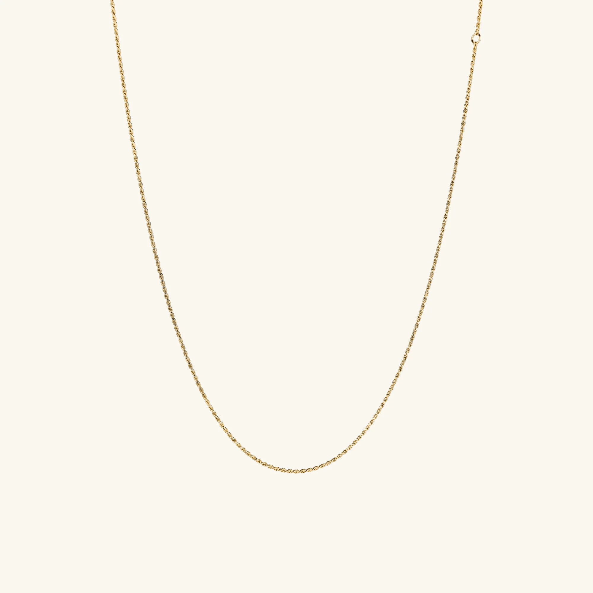 Rope Chain Necklace | Mejuri Fine Crew