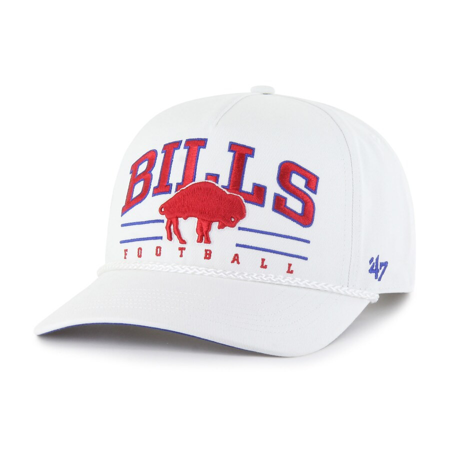 Men's Buffalo Bills '47 White Roscoe Hitch Rope Adjustable Hat | NFL Shop