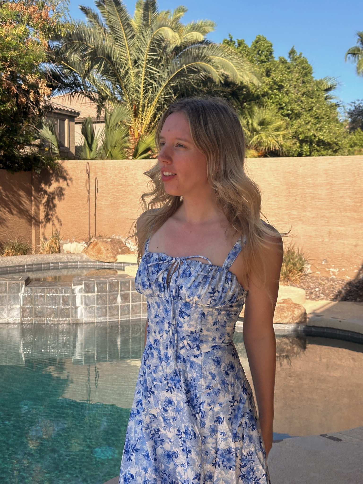 Tried on the viral milkmade dress in this beautiful floral print 🦋 I got a size XS and a lot of times dresses aren’t really an XS, but this was so if you’re between sizes, I definitely recommend sizing up. Cannot believe how flattering and feminine I feel in this. 

#milkmade #mididress #sundress #feminine #femininity #viraldress #corsetdress #girlyaesthetic #girlygirl 

#LTKwedding #LTKSeasonal #LTKfindsunder100