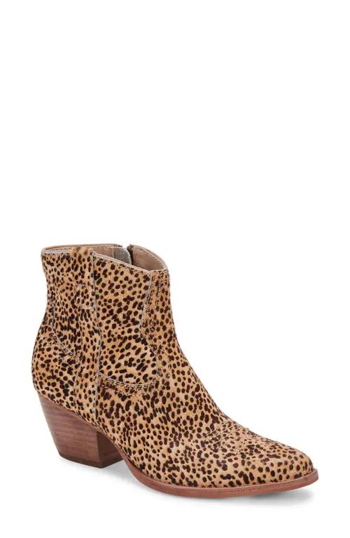 Dolce Vita Silma Bootie in Leopard Calf Hair at Nordstrom, Size 9.5 | Nordstrom