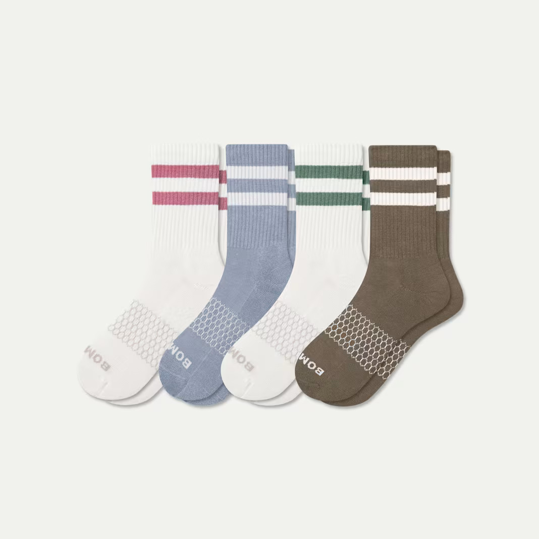 Women's Vintage Stripes Half Calf Sock 4-Pack | Bombas