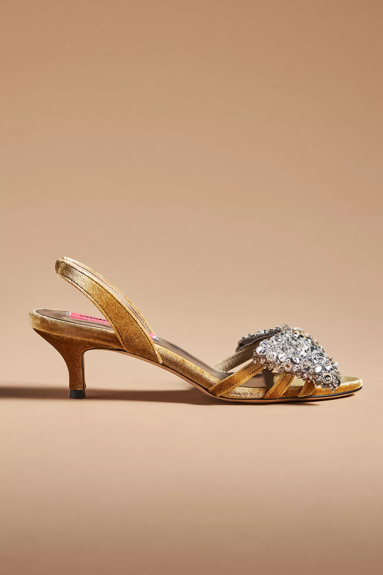 Custommade Abla Crystal Kitten Heels | Anthropologie (US)