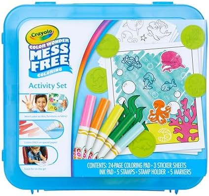 Crayola Color Wonder Mess Free Coloring Activity Set (30+ Pcs), Holiday & Christmas Gift for Todd... | Amazon (US)