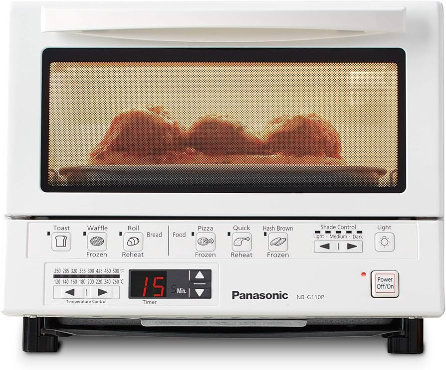 Panasonic Toaster Oven FlashXpress with Double Infrared Heating and Removable 9-Inch Inner Baking... | Amazon (US)
