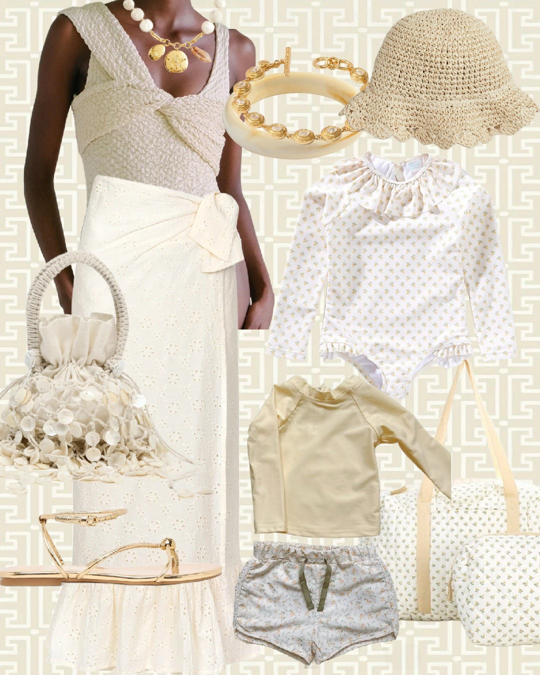 Mommy and me butter yellow swim with neutrals! 

#LTKKids #LTKShoeCrush #LTKSwim