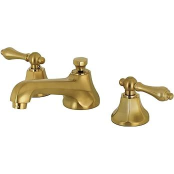 Kingston Brass KS4467AL 8 in. Widespread Bathroom Faucet, Brushed Brass | Amazon (US)
