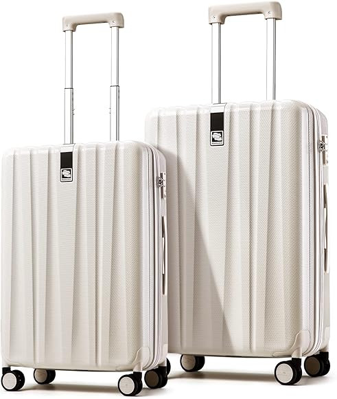 Hanke 20/24 Inch 2 Piece Luggage Sets PC Lightweight Hardshell Suitcases with Spinner Wheels & TS... | Amazon (US)