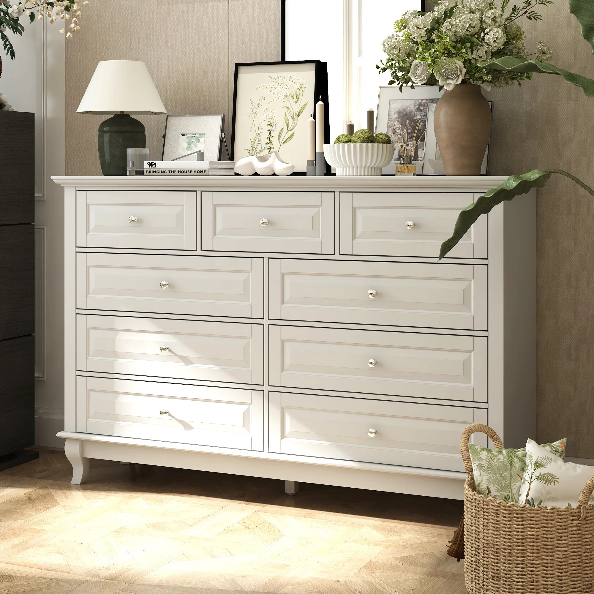 9-Drawer Dresser With Elegent Style | Wayfair North America