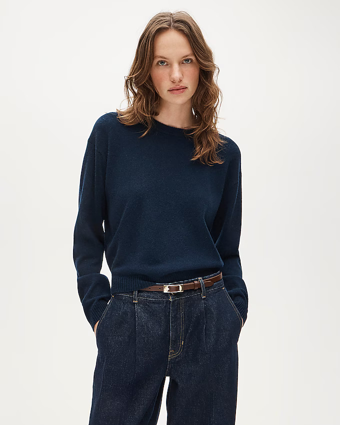 Perfect cashmere crewneck sweater | J. Crew US