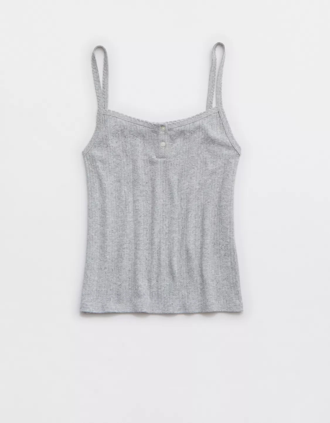 Aerie Off-Duty Pointelle Tank Top | Aerie