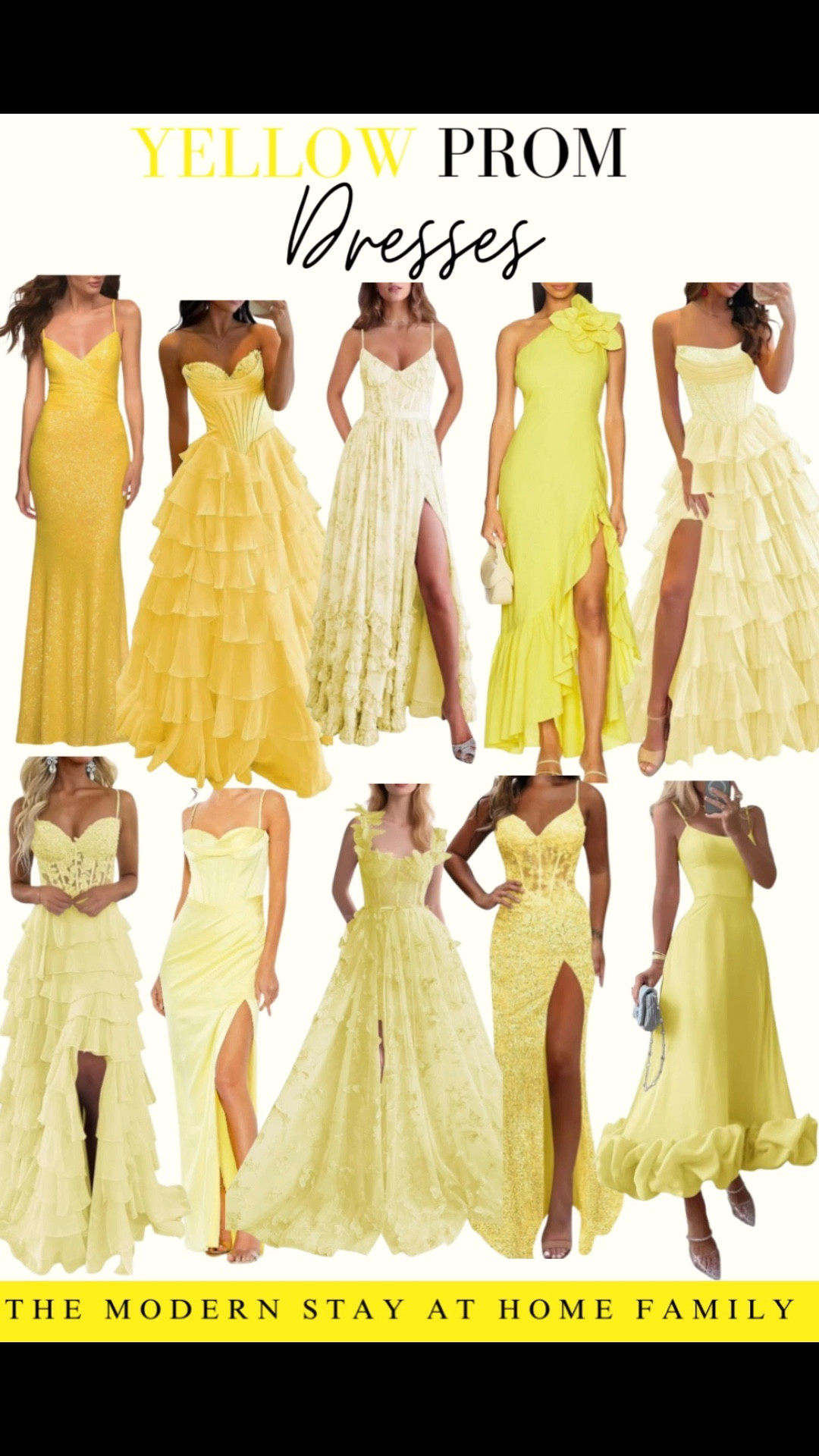 Sunshine, but make it ✨main character✨ energy. Yellow prom dresses are stealing the spotlight this season and I am here for it! From soft pastel butter yellow to bold marigold and vibrant sunflower shades, these gowns are perfect for standing out on prom night. Think flowy satin silhouettes, fitted mermaid styles, corset bodices, ruffle details, and elegant slit dresses that photograph beautifully. Whether you love a classy prom dress, a trendy prom dress 2026 vibe, or a simple and chic look, a yellow prom dress brings the glow. Pair with gold heels, dainty jewelry, and a sleek clutch for the ultimate prom outfit.

yellow prom dresses, prom dresses 2026, yellow satin prom dress, butter yellow dress, sunflower prom dress, marigold gown, classy prom dresses, elegant prom dresses, long prom dresses, mermaid prom dress, corset prom dress, slit prom dress, formal dresses for teens, senior prom dress ideas, trendy prom looks, spring formal dresses, graduation dress ideas

#LTKBeauty #LTKSaleAlert #LTKMidsize #LTKWedding
