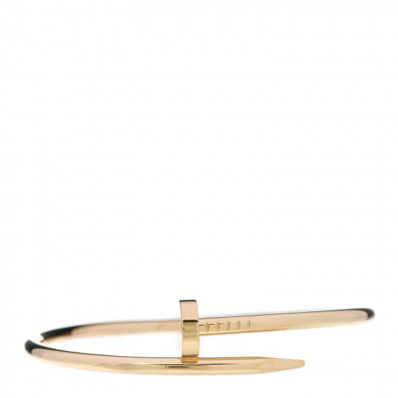 CARTIER 18K Yellow Gold Juste Un Clou Bracelet 18 | Fashionphile
