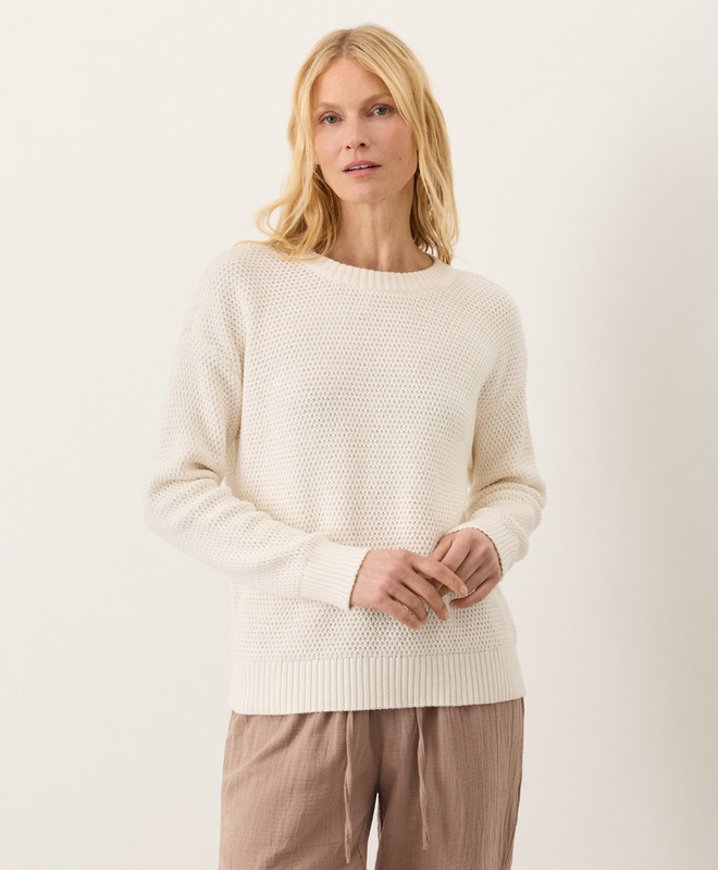 Women’s Shoreline Pullover Sweater made with Organic Cotton | Pact | Pact Apparel